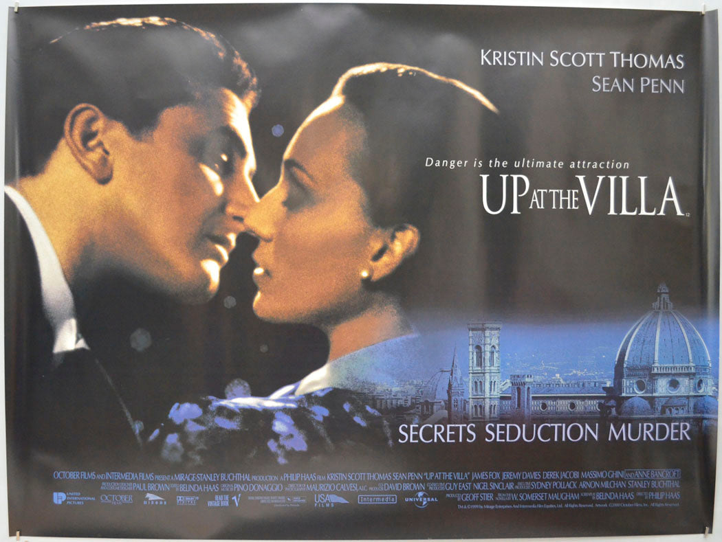 Up At The Villa Original Quad Poster - Film Poster - Movie Poster