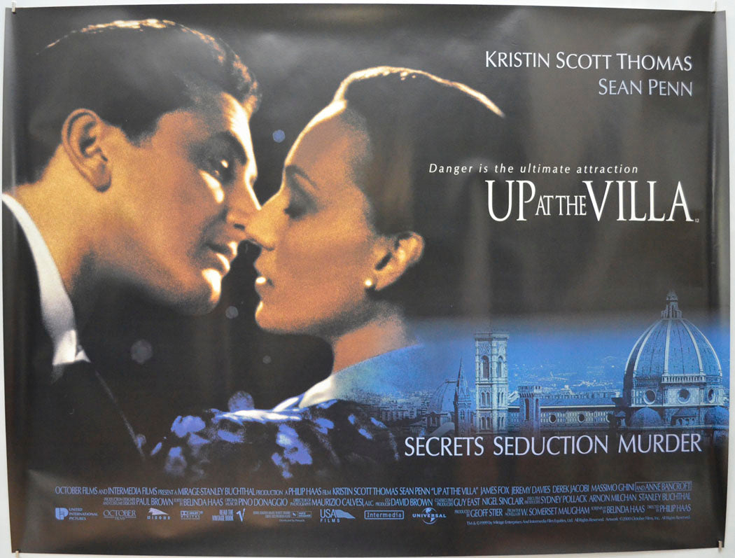 Up At The Villa Original Quad Poster - Film Poster - Movie Poster