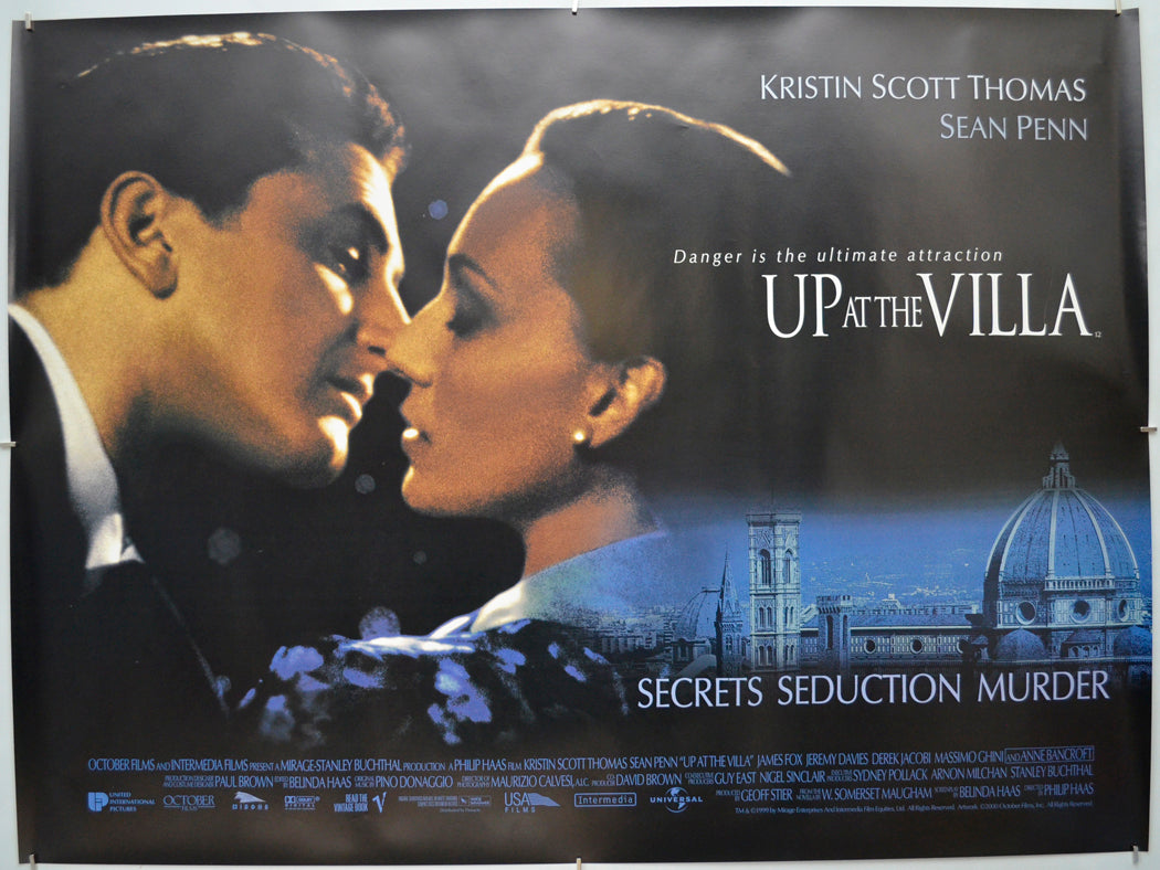 Up At The Villa Original Quad Poster - Film Poster - Movie Poster