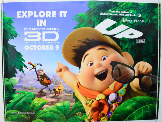 Up  (Teaser / Advance Version)   Original British Quad Poster - Film Poster - Movie Poster 