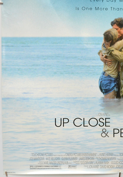 UP CLOSE AND PERSONAL (Bottom Left) Cinema One Sheet Movie Poster 