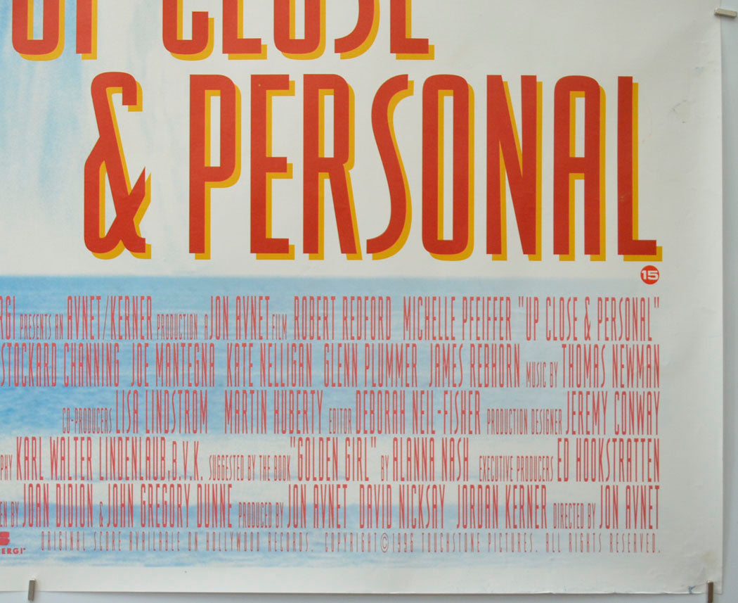 UP CLOSE AND PERSONAL (Bottom Right) Cinema Quad Movie Poster 