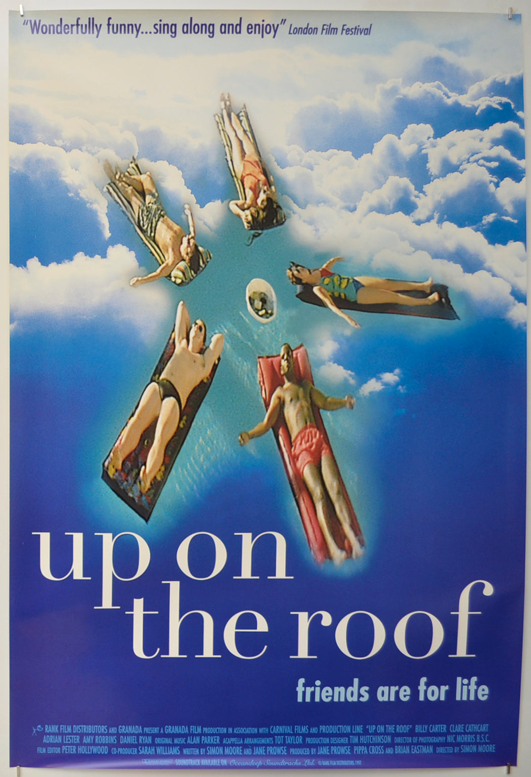 Up On The Roof Original One Sheet Poster - Film Poster - Movie Poster  