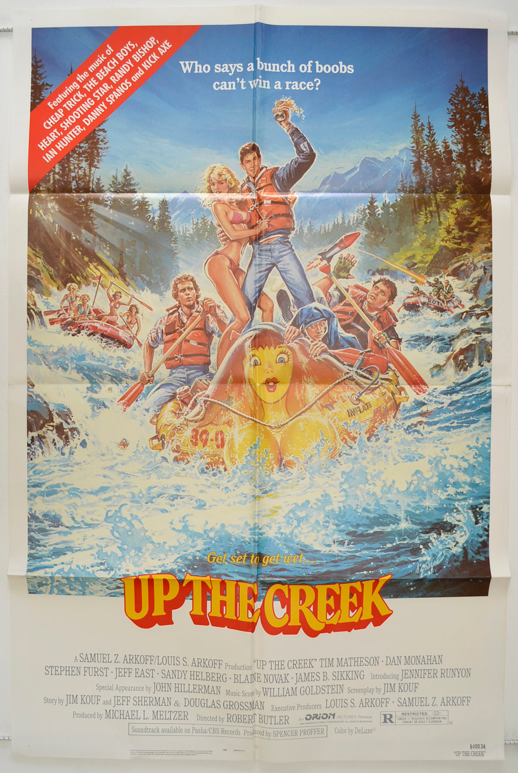 Up The Creek   Original One Sheet Poster - Film Poster - Movie Poster 