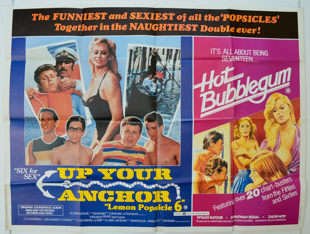 Up Your Anchor (Lemon Popsicle 6) / Hot Bubblegum  (Double Bill)  Original Quad Poster - Film Poster - Movie Poster 