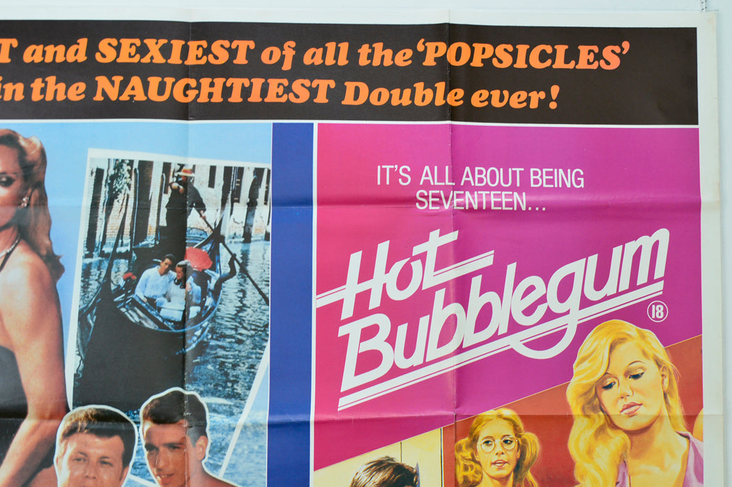 UP YOUR ANCHOR / HOT BUBBLEGUM (Top Right) Cinema Quad Movie Poster 