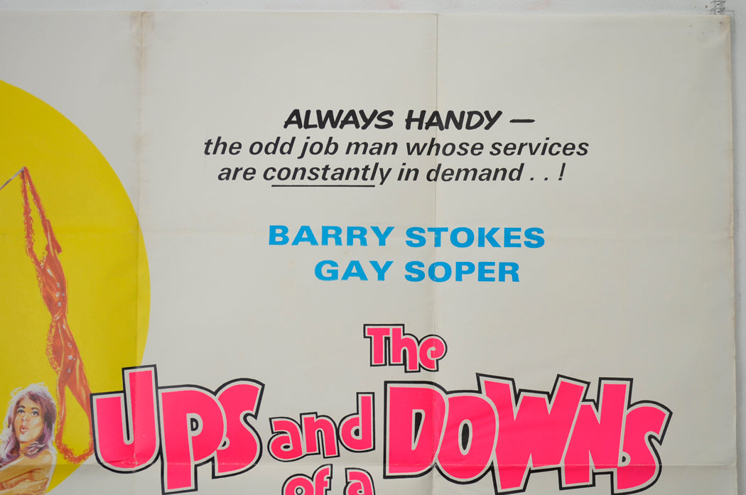 THE UPS AND DOWNS OF A HANDYMAN (Top Right) Cinema Quad Movie Poster 