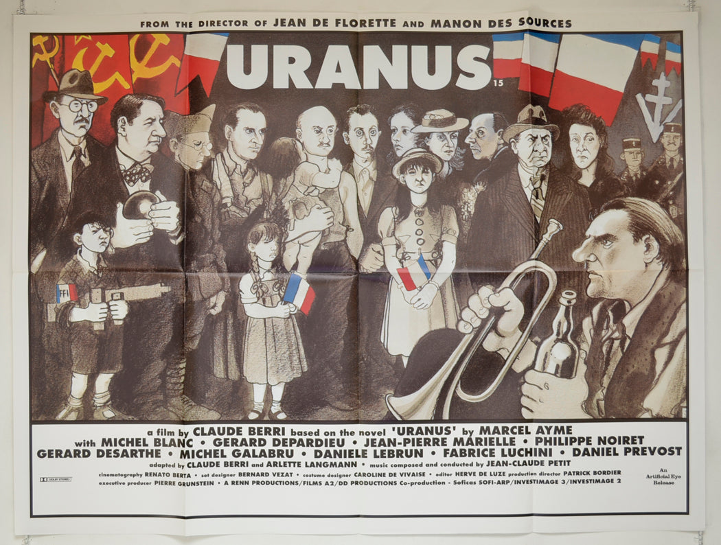 Uranus   Original Quad Poster - Film Poster - Movie Poster 