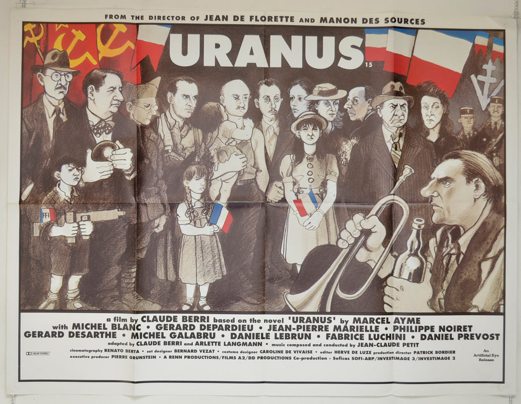 Uranus   Original Quad Poster - Film Poster - Movie Poster 