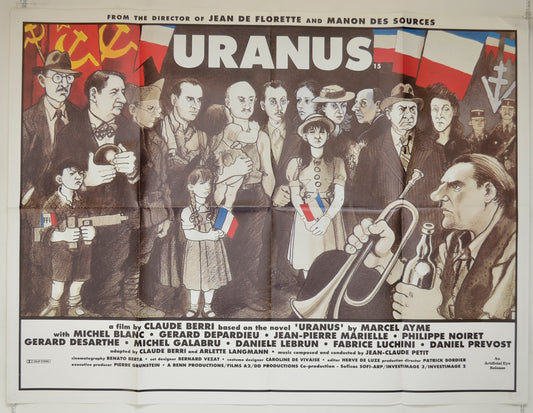 Uranus   Original Quad Poster - Film Poster - Movie Poster 