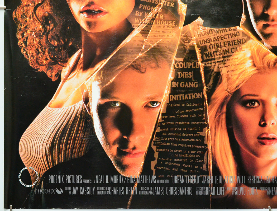 Urban Legend (Bottom Left) Cinema Quad Movie Poster 