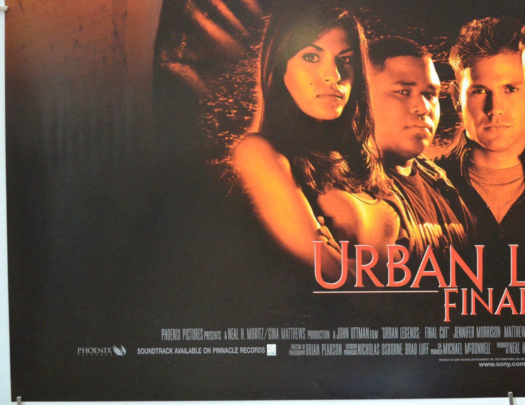 URBAN LEGENDS : FINAL CUT (Bottom Left) Cinema Quad Movie Poster 