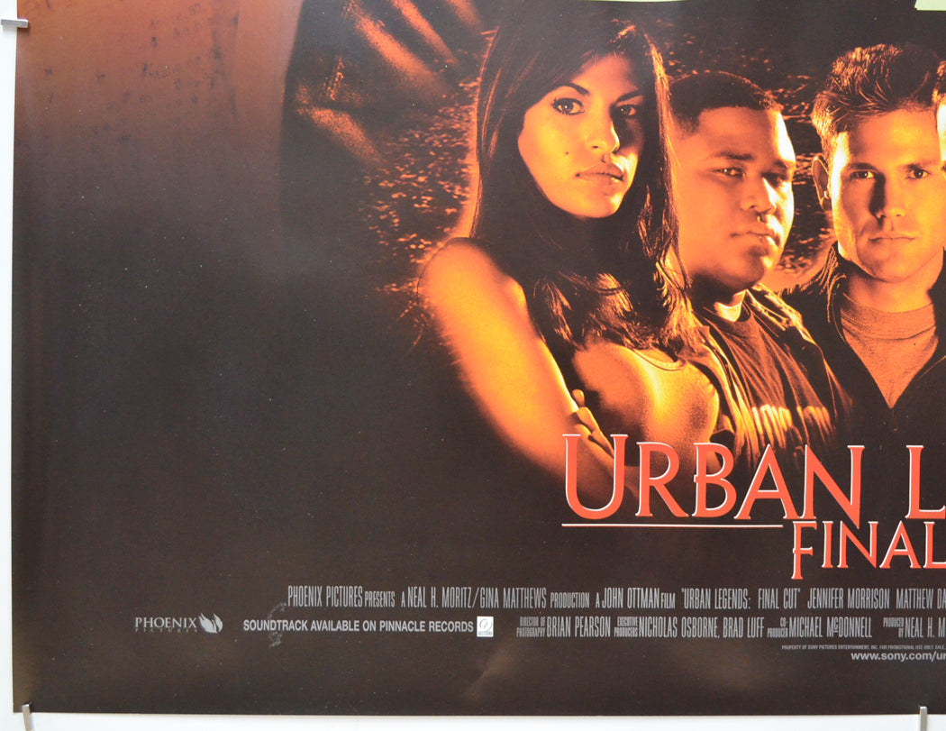 URBAN LEGENDS : FINAL CUT (Bottom Left) Cinema Quad Movie Poster 