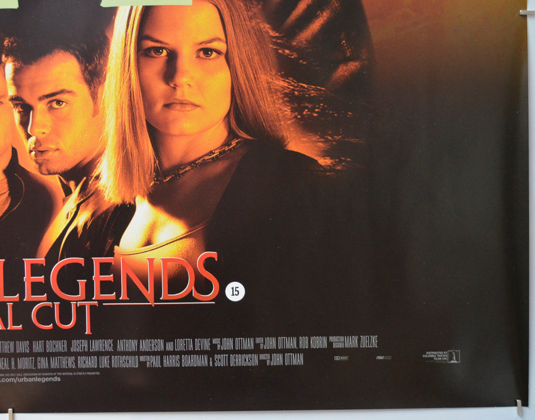 URBAN LEGENDS : FINAL CUT (Bottom Right) Cinema Quad Movie Poster 