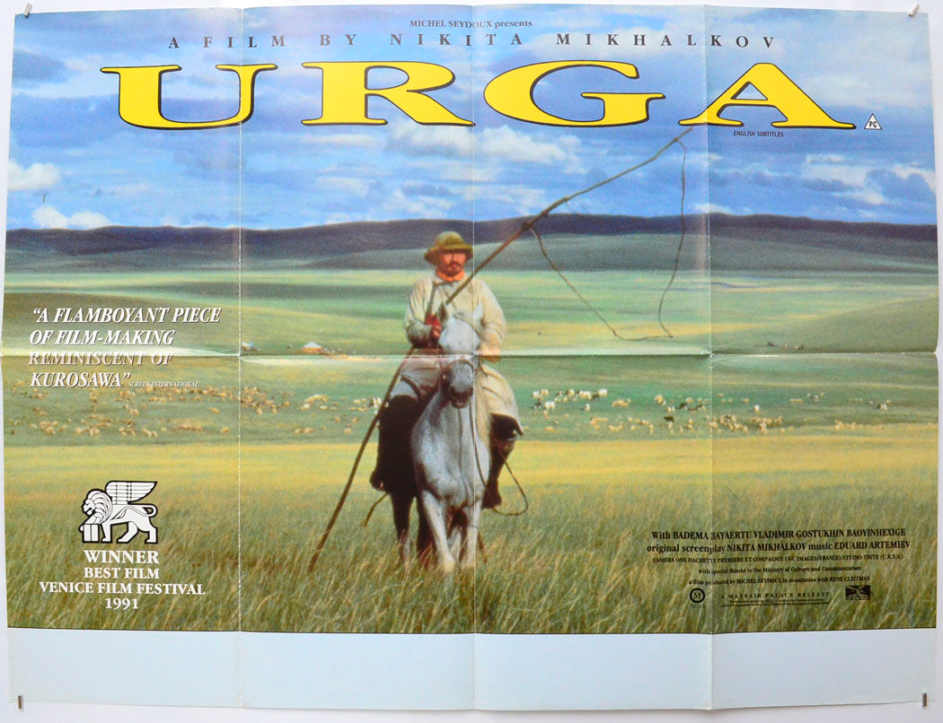 Urga (a.k.a. Close To Eden) Original Quad Poster - Film Poster - Movie Poster