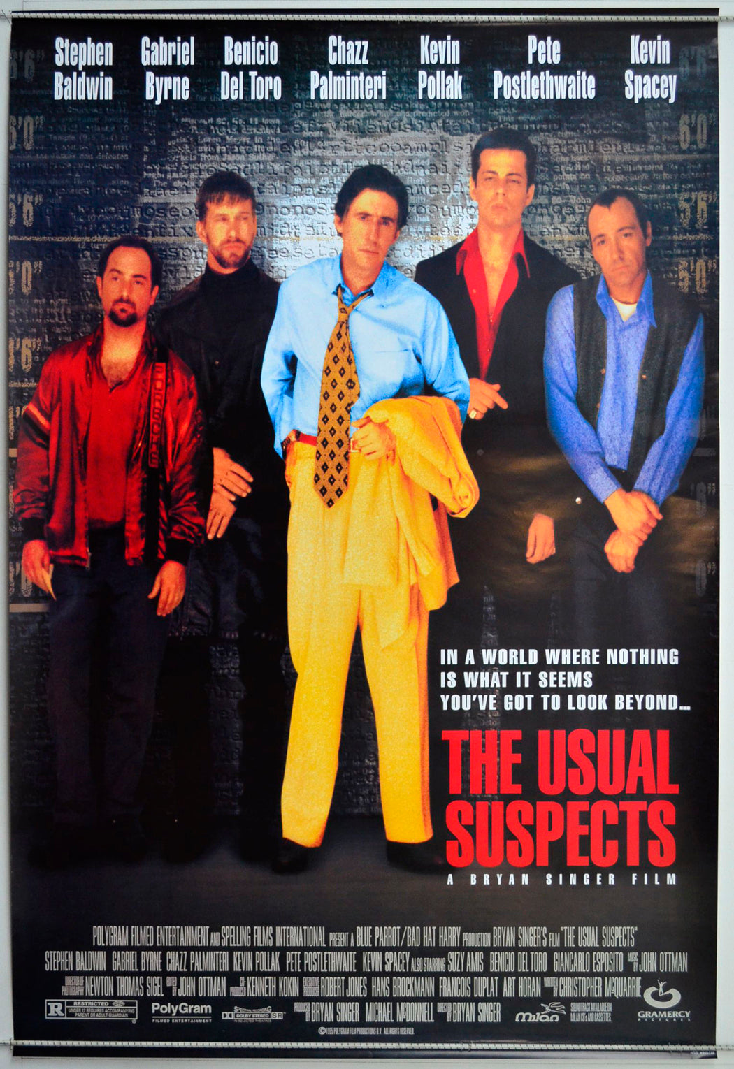 The Usual Suspects Original One Sheet Poster - Movie Poster