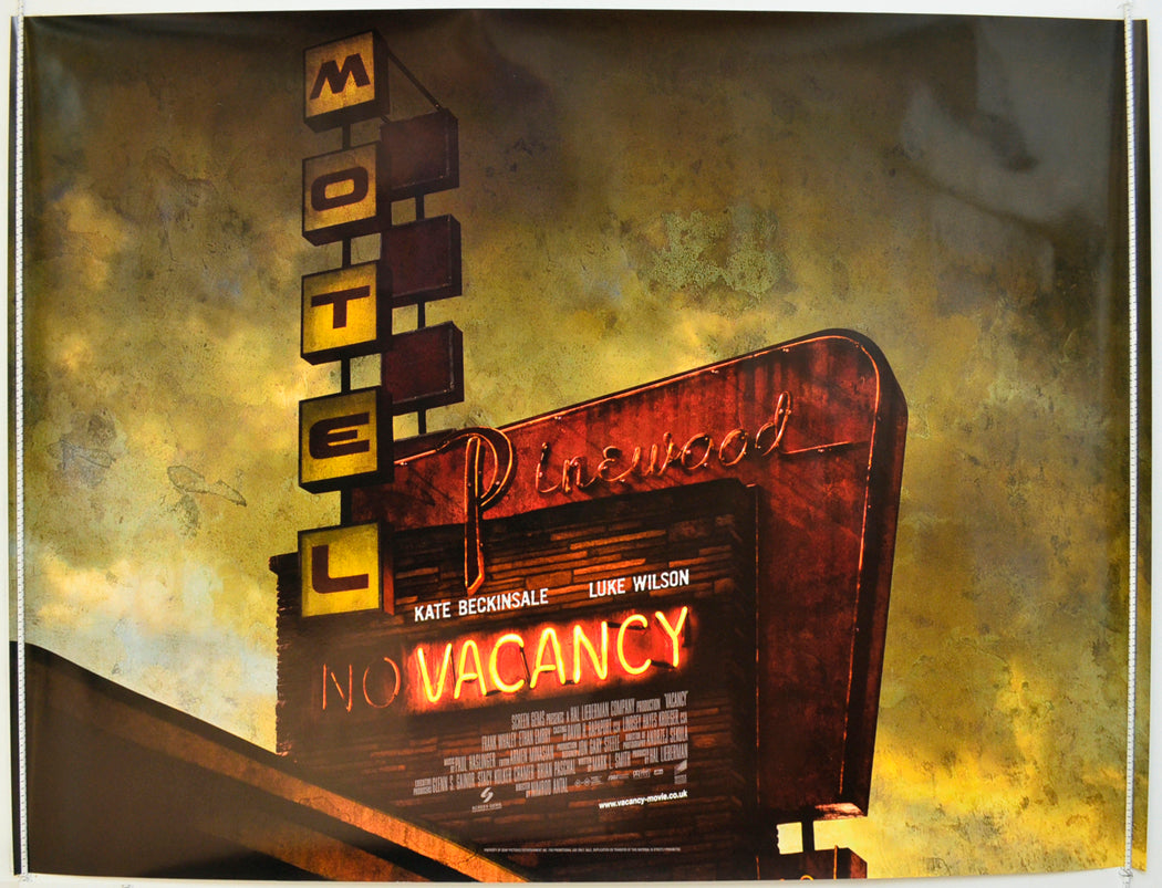 Vacancy Original Quad Poster - Film Poster - Movie Poster  