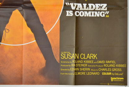 VALDEZ IS COMING (Bottom Right) Cinema Quad Movie Poster 