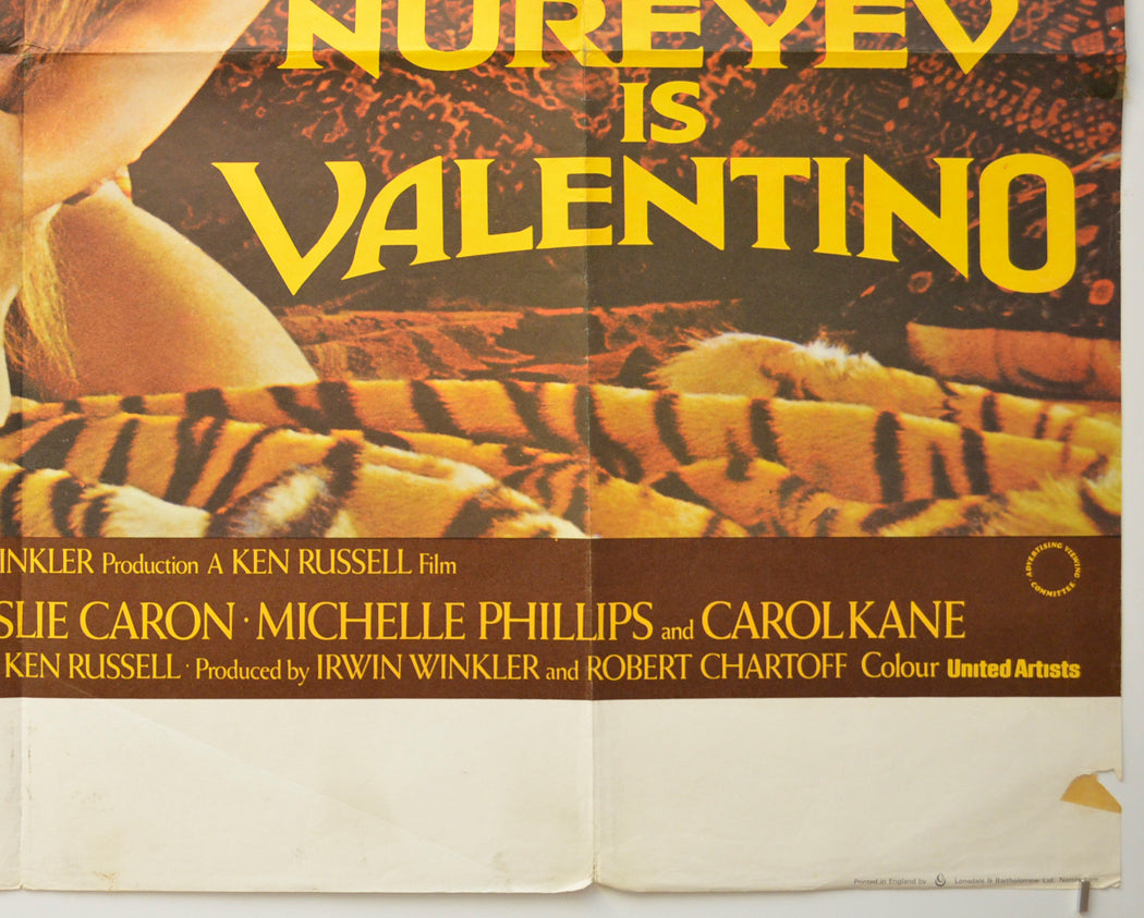 VALENTINO (Bottom Right) Cinema Quad Movie Poster 