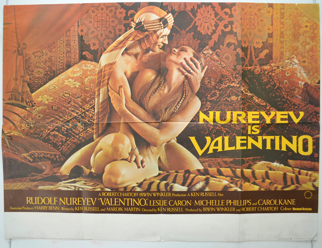 Valentino Original Quad Poster - Film Poster - Movie Poster  