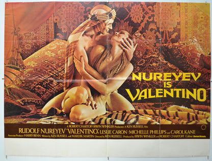 Valentino Original Quad Poster - Film Poster - Movie Poster