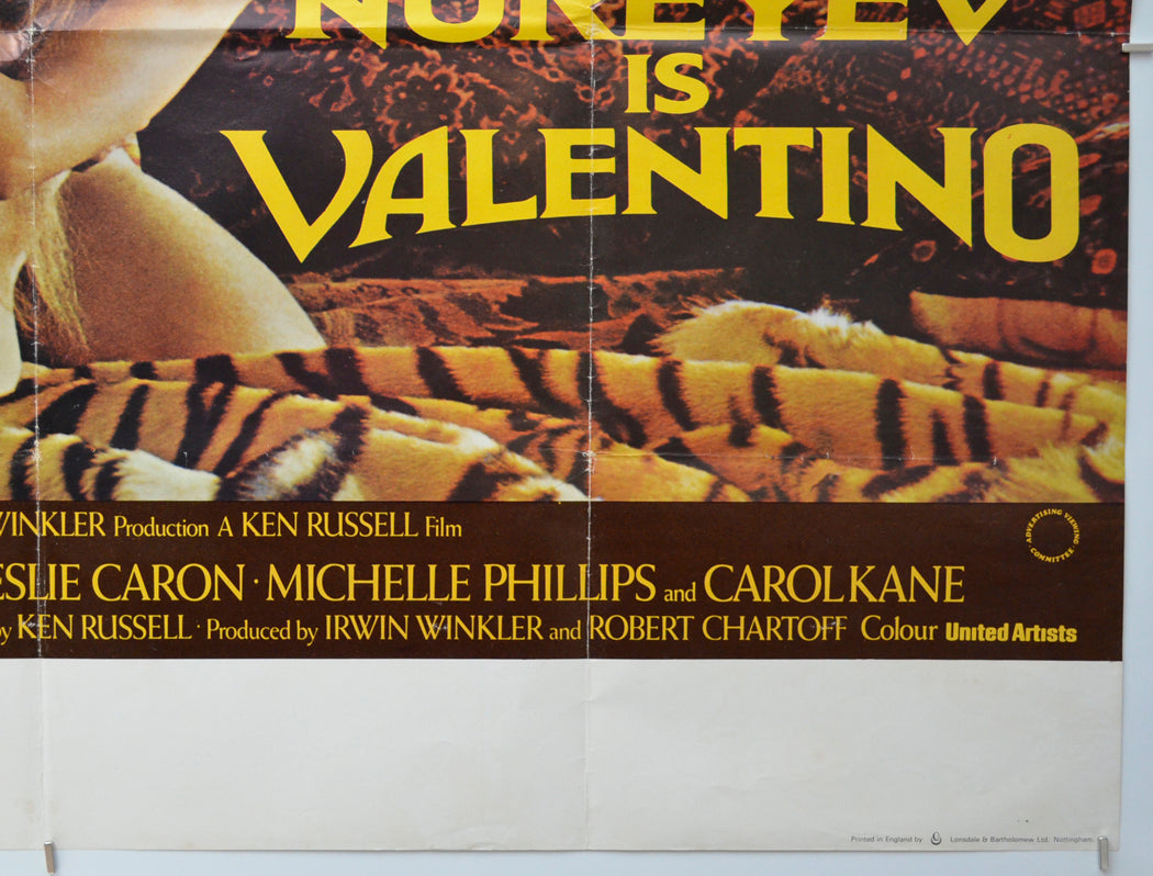 VALENTINO (Bottom Right) Cinema Quad Movie Poster 