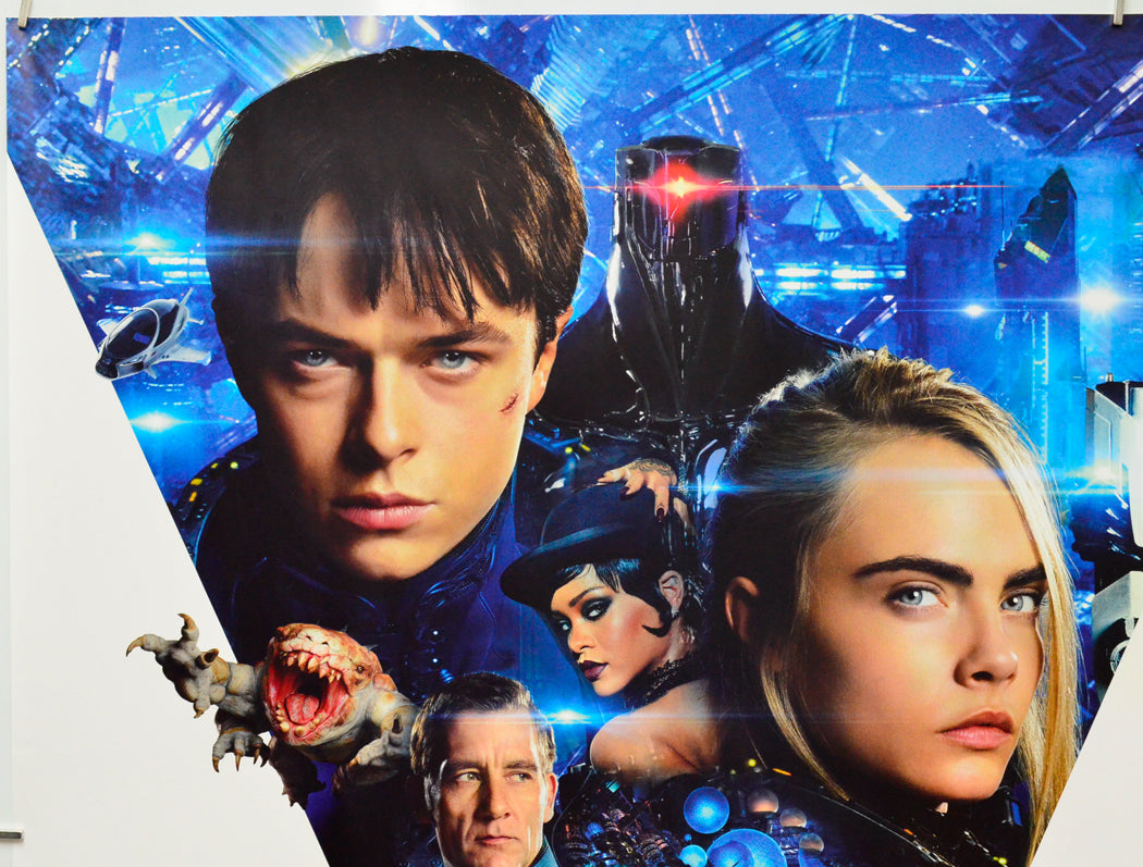 Valerian And The City Of A Thousand Planets (Top Left) Cinema Quad Movie Poster 