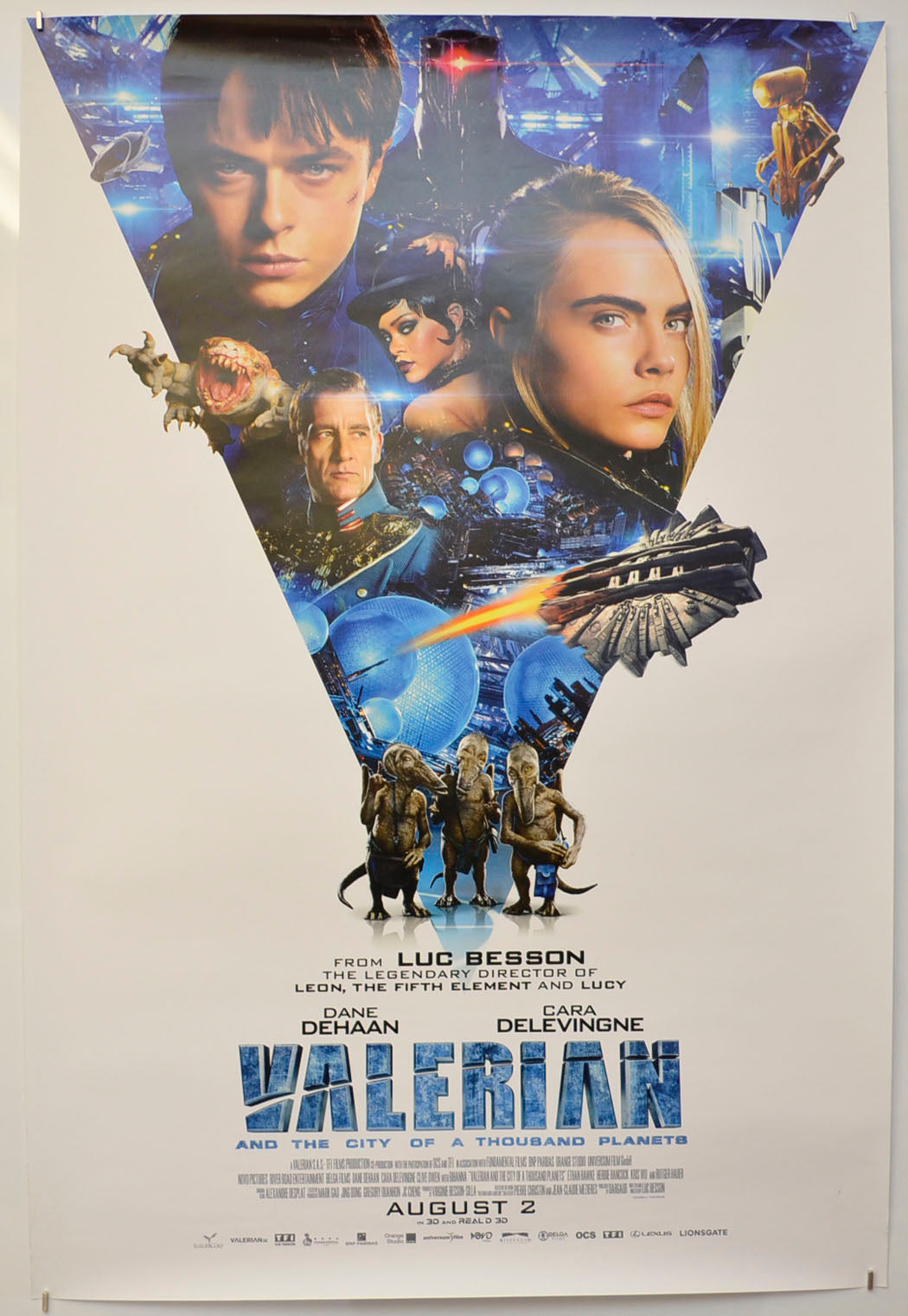 Valerian And The City Of A Thousand Planets Original One Sheet Poster - Film Poster - Movie Poster