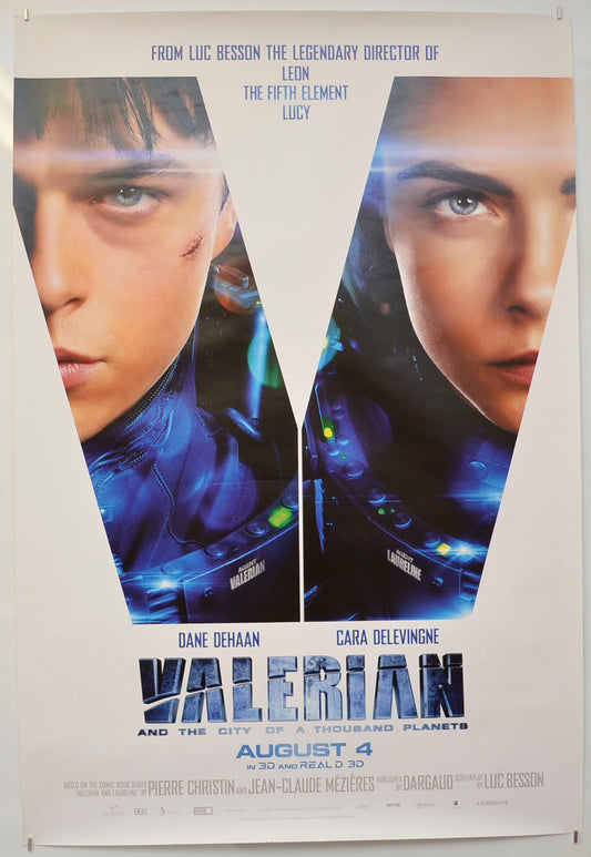 Valerian And The City Of A Thousand Planets (Teaser / Advance Version)  Original One Sheet Poster - Film Poster - Movie Poster