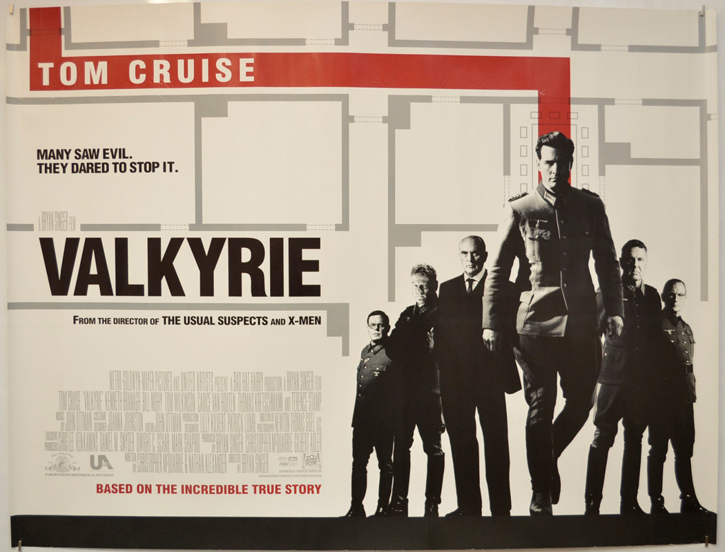 Valkyrie  Original Quad Poster - Film Poster - Movie Poster