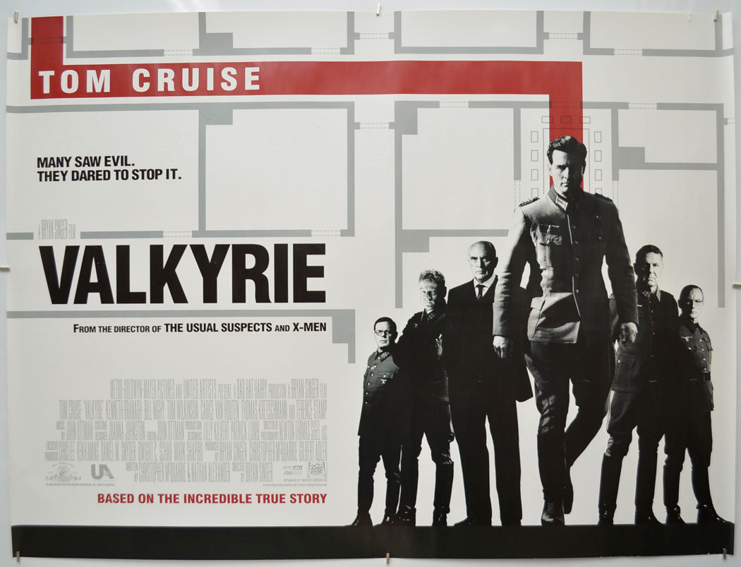 Valkyrie Original Quad Poster - Film Poster - Movie Poster