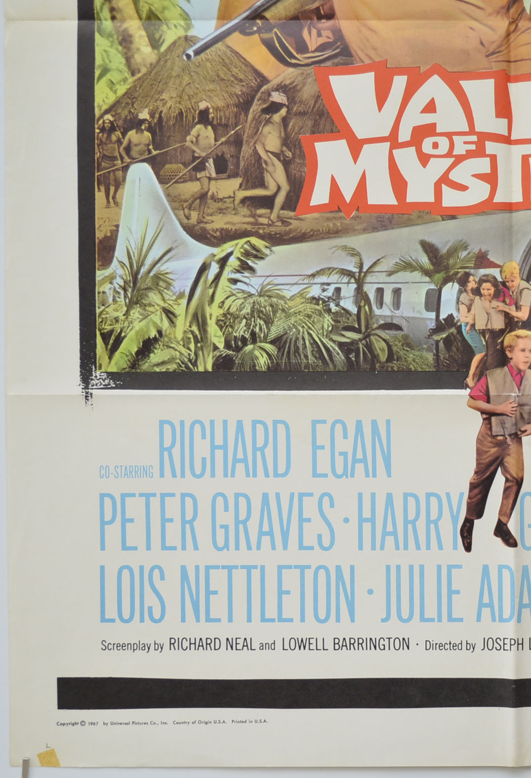 VALLEY OF MYSTERY (Bottom Left) Cinema One Sheet Movie Poster 