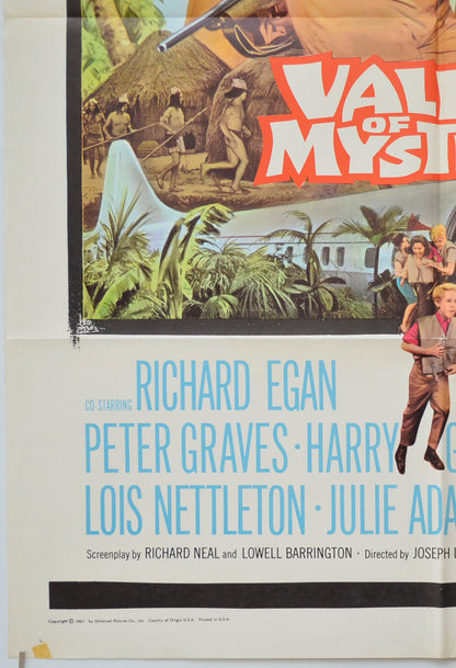 VALLEY OF MYSTERY (Bottom Left) Cinema One Sheet Movie Poster 