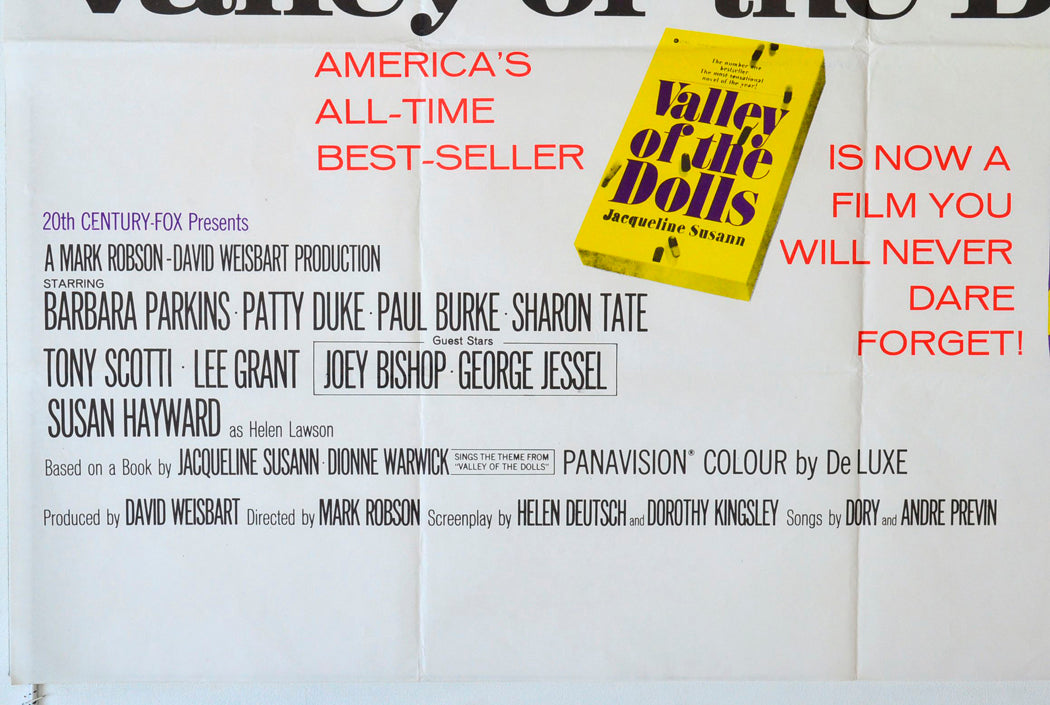 VALLEY OF THE DOLLS (Bottom Left) Cinema Quad Movie Poster 