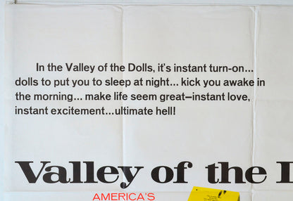 VALLEY OF THE DOLLS (Top Left) Cinema Quad Movie Poster 