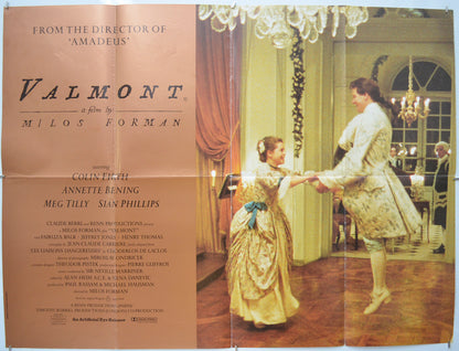 Valmont - Original Quad Poster - Film Poster - Movie Poster