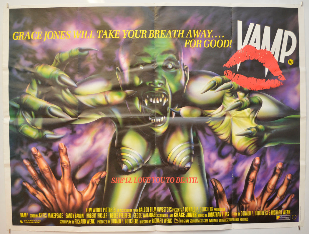 Vamp  Original Quad Poster - Film Poster - Movie Poster