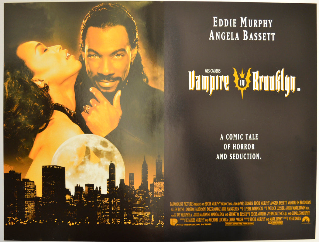 Vampire In Brooklyn Original Mini Quad Poster - Film Poster - Movie Poster