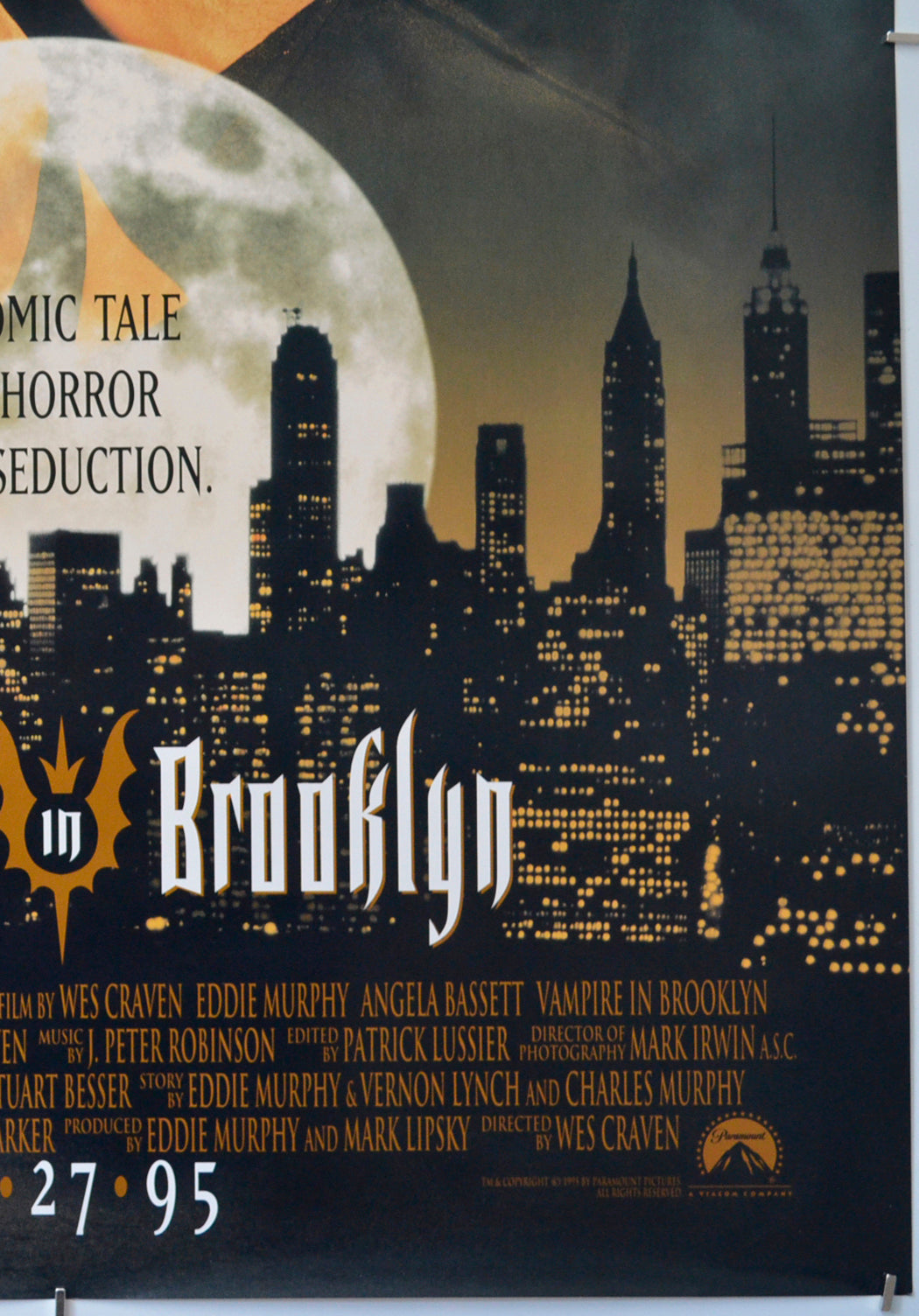 VAMPIRE IN BROOKLYN (Bottom Right) Cinema One Sheet Movie Poster 