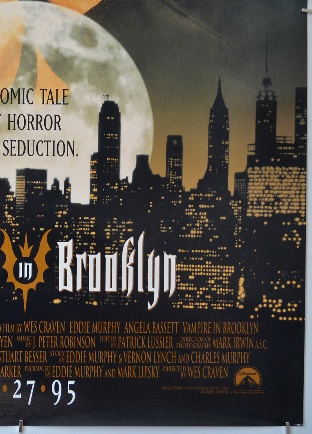 VAMPIRE IN BROOKLYN (Bottom Right) Cinema One Sheet Movie Poster 