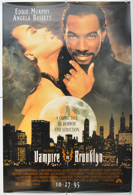 Vampire In Brooklyn Original One Sheet Poster - Film Poster - Movie Poster