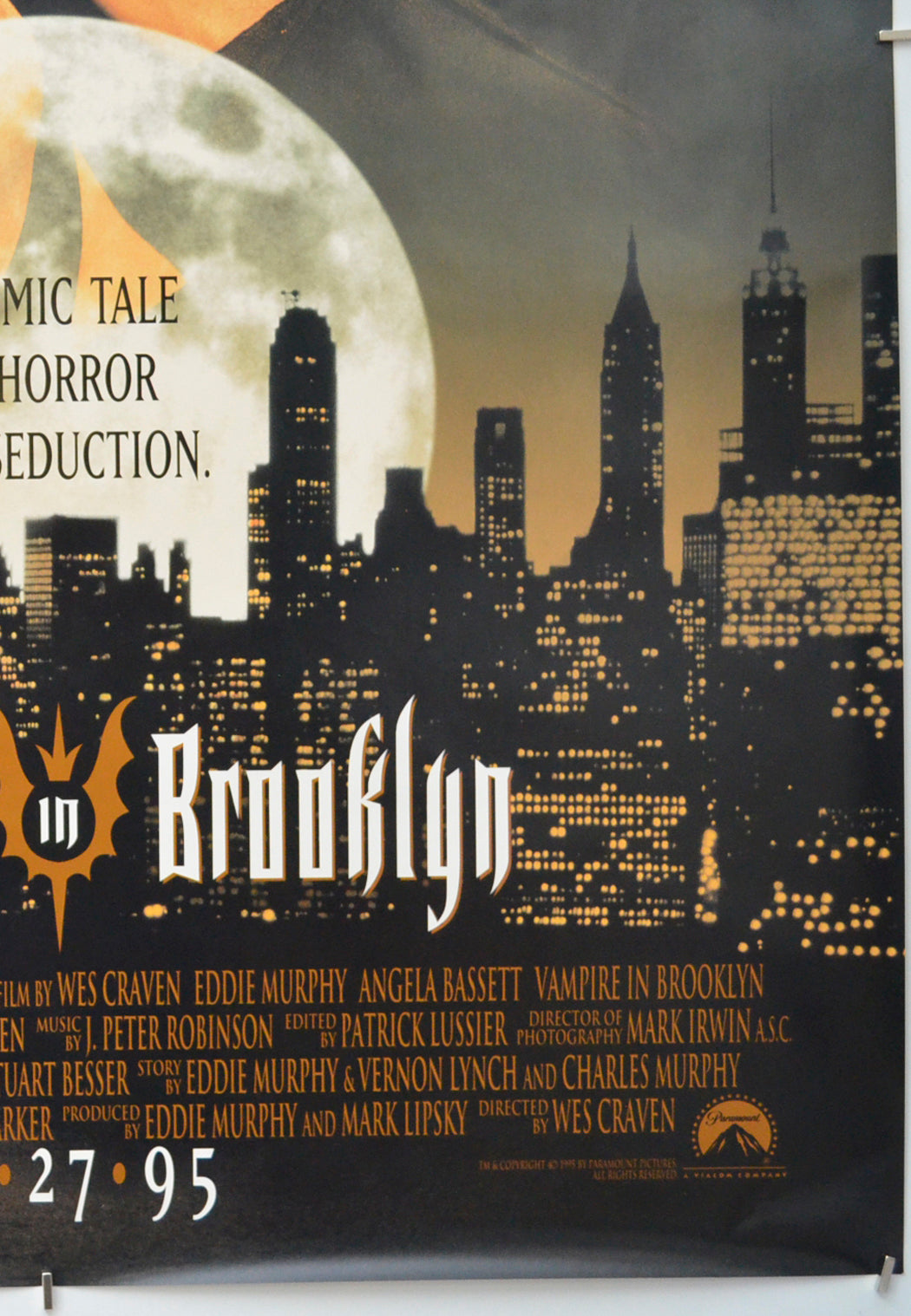 VAMPIRE IN BROOKLYN (Bottom Right) Cinema One Sheet Movie Poster 