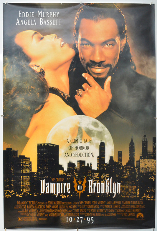 Vampire In Brooklyn Original One Sheet Poster - Film Poster - Movie Poster