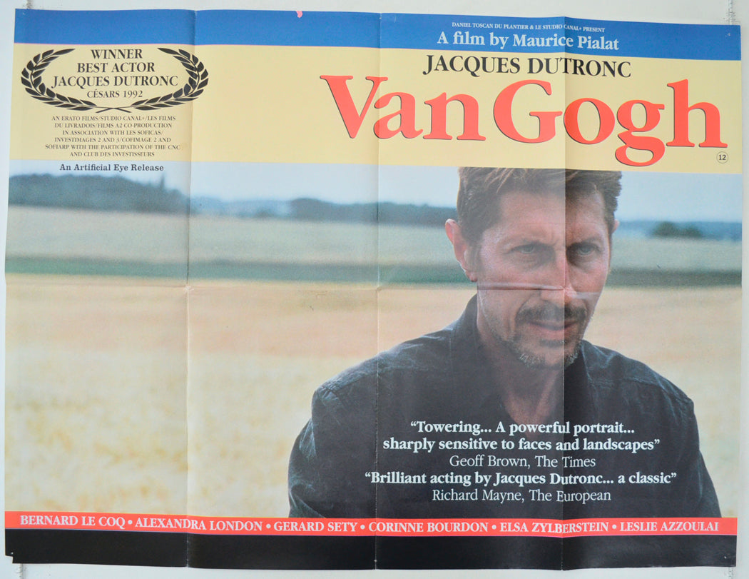 Van Gogh Original Quad Poster - Film Poster - Movie Poster  