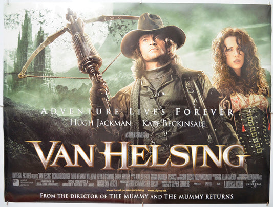 Van Helsing  Original Quad Poster - Film Poster - Movie Poster