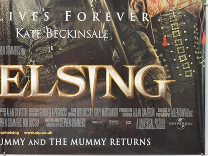 VAN HELSING (Bottom Right) Cinema Quad Movie Poster 