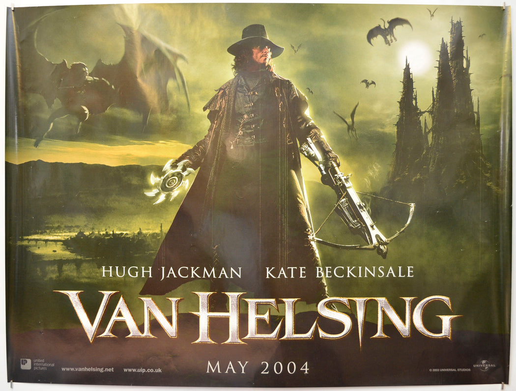 Van Helsing  (Teaser / Advance Version) Original Quad Poster - Film Poster - Movie Poster  