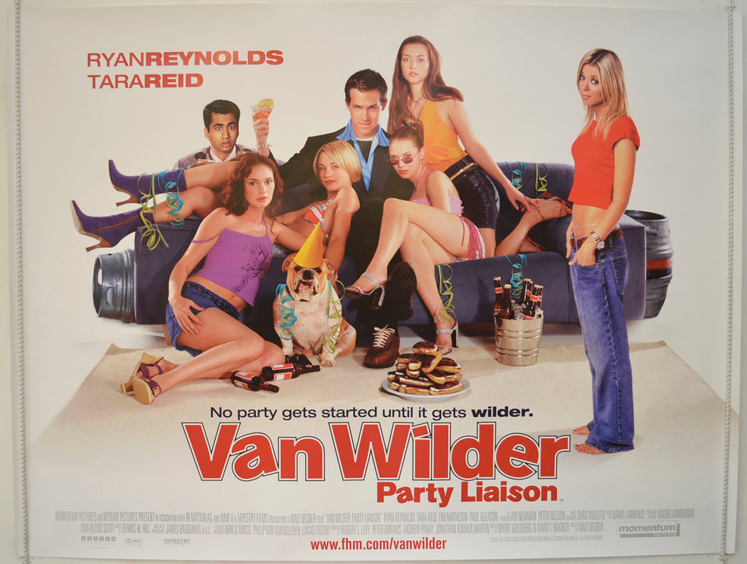 Van Wilder - Party Liaison   Original Quad Poster - Film Poster - Movie Poster 