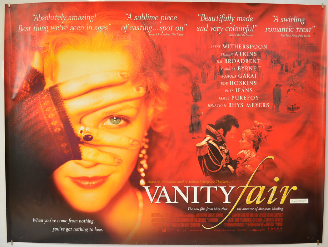 Vanity Fair Original Quad Poster - Film Poster - Movie Poster  