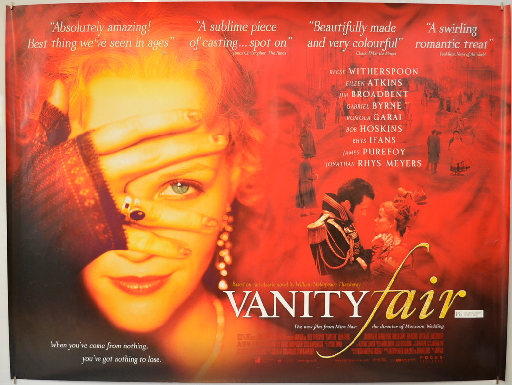 Vanity Fair Original Quad Poster - Film Poster - Movie Poster  